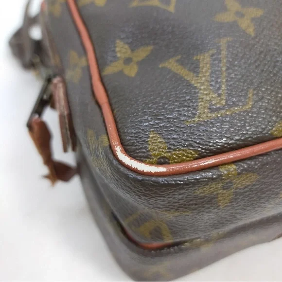Vintage Louis Vuitton LV Shoulder Bag Mini Amazon Brown Monogram - Picture 9 of 10